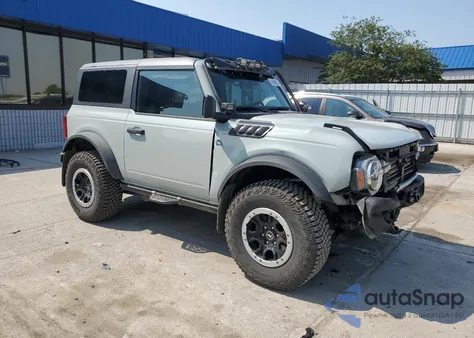 2024 Ford Bronco Black Diamond z USA, uszkodzony, nr VIN 1FMDE1AH8RLA54814